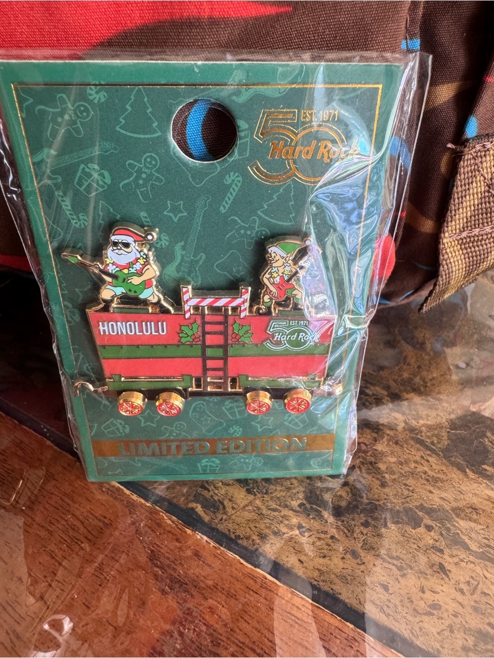 Hard Rock Cafe 50th Limited Edition Honolulu Christmas Train Car